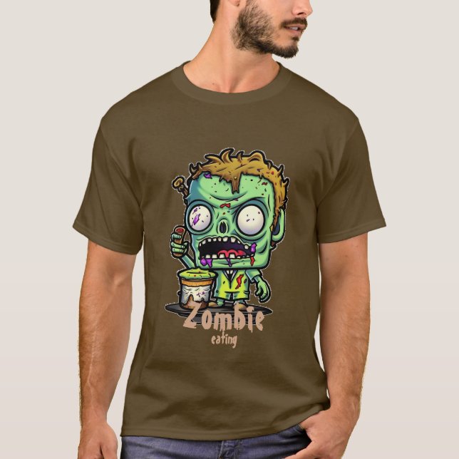 Zombie cartoon T-shirt (Front)