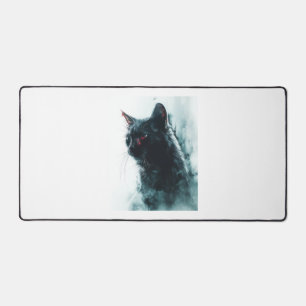 Zombie Cat Apocalypse Desk Mat