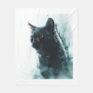 Zombie Cat Apocalypse Fleece Blanket