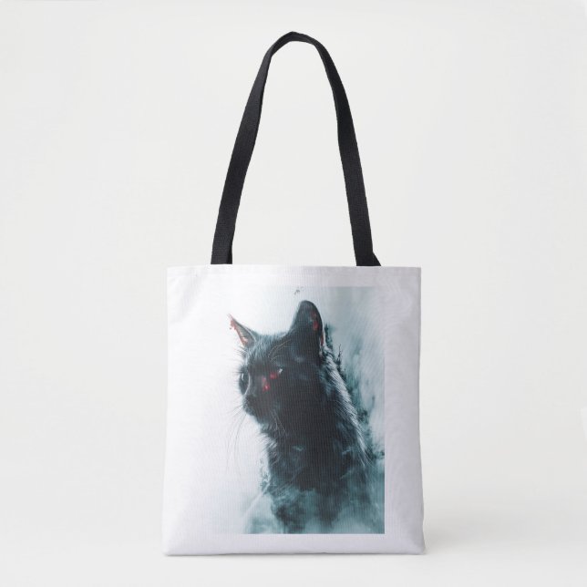 Zombie Cat Apocalypse Tote Bag (Front)
