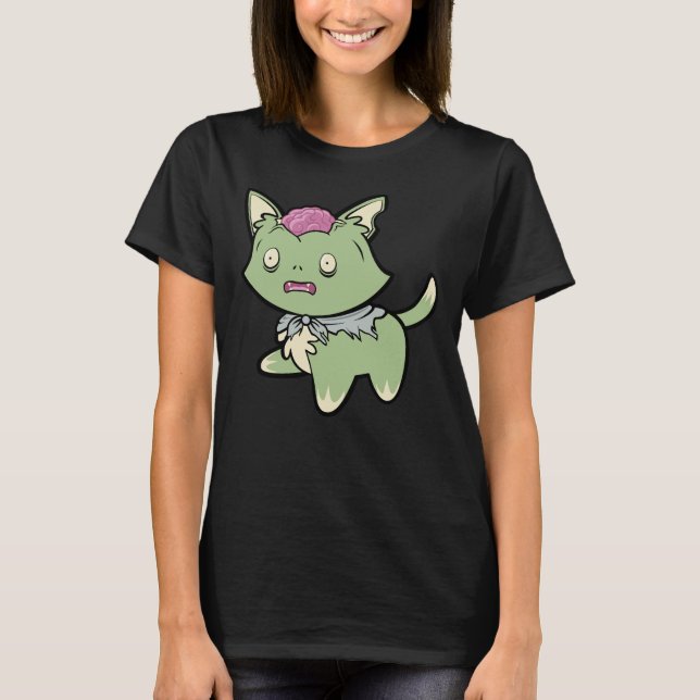 Zombie Cat T-Shirt (Front)