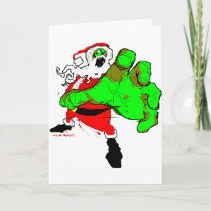 Zombie Christmas Card