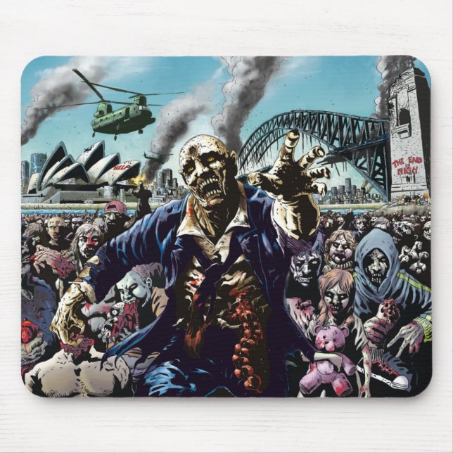 Zombie Cities: Sydney Zombies Mouse Pad (Front)