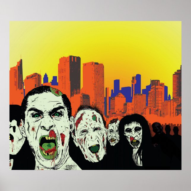 zombie city poster (Front)