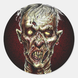 Zombie!! Classic Round Sticker