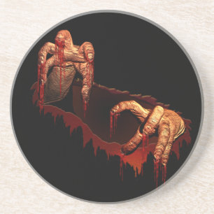 Zombie Coaster Gory Halloween Zombie Decor