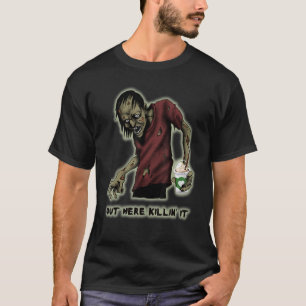 Zombie Coffee Creepy Undead Monster Halloween Cos T-Shirt