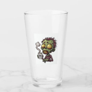 Zombie Coffee Time Glass
