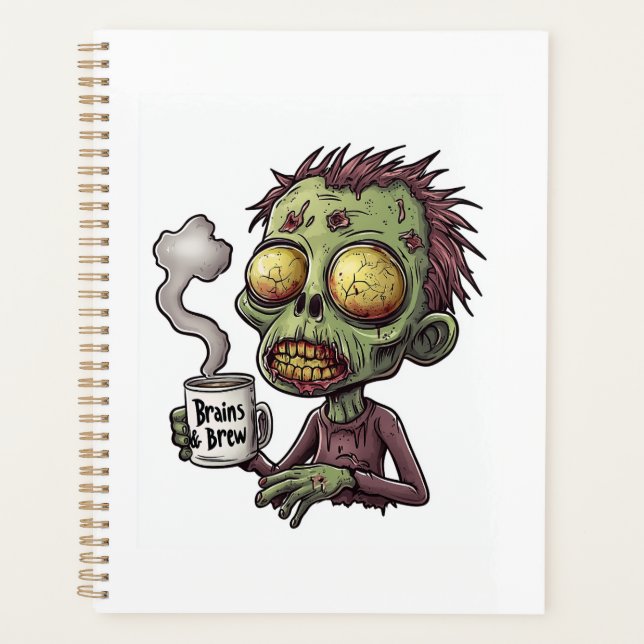  Zombie Coffee Time Planner (Front)