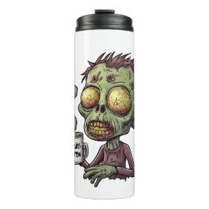 Zombie Coffee Time Thermal Tumbler