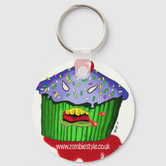 zombie colour cupcake, www.zombiestyle.co.uk key ring