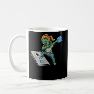 Zombie Cornhole Bean Bag Toss Game Halloween Coffee Mug