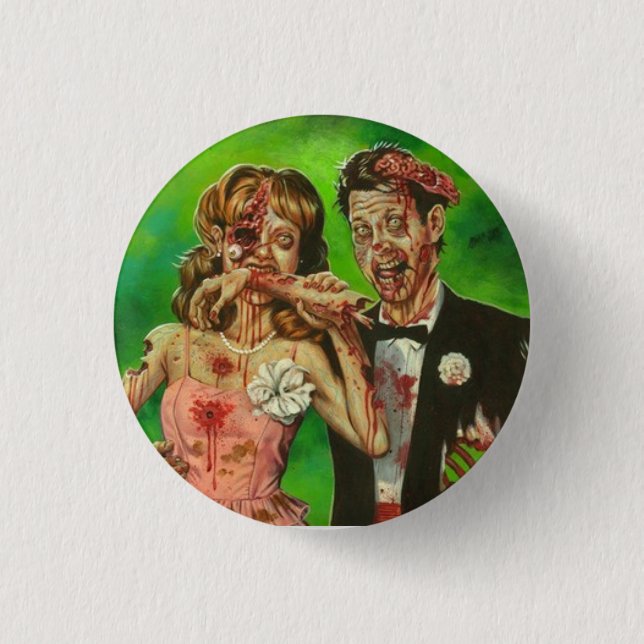 Zombie Couple Button (Front)