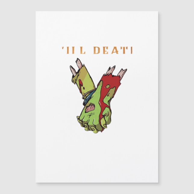 Zombie Couple Till Death Do Us Part Classic (Front)