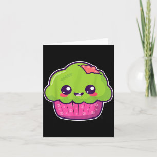 Zombie Cupcake Kawaii Halloween Costume Funny Card