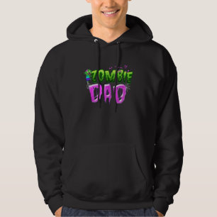 Zombie Dad Halloween Costume  For Father Hoodie