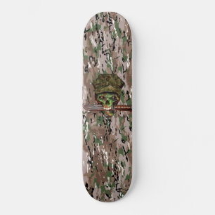 Zombie Dagger Marine Camouflage Skateboard