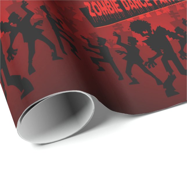 Zombie Dance Party Wrapping Paper (Roll Corner)