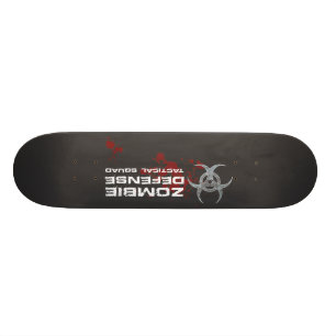 Zombie Defence Tactical Squad board - black Skateboard