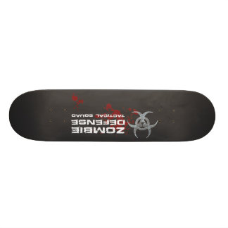 Zombie Defence Tactical Squad board - black Skateboard