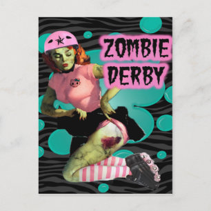 Zombie Derby Postcard