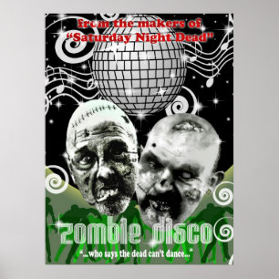 zombie disco poster