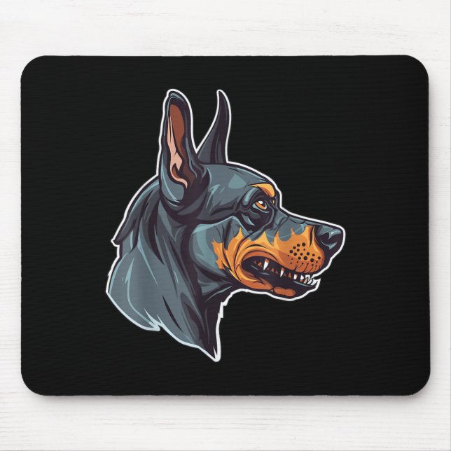 Zombie Dog Design Funny Halloween 1 Mouse Pad (Front)