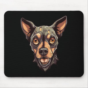 Zombie Dog Design Funny Halloween 2 Mouse Pad