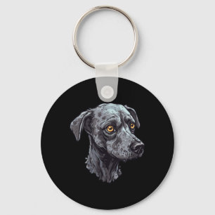 Zombie Dog Design Funny Halloween 3 Key Ring