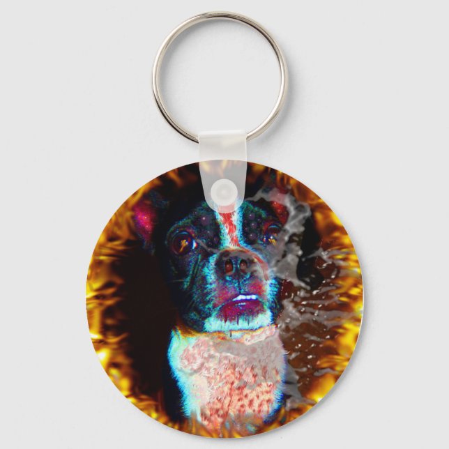 ZOMBIE DOG Keychain (Front)
