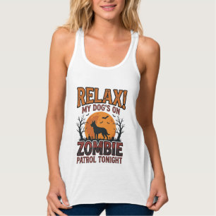 Zombie Dog Patrol Vintage Halloween Shirt Design_1