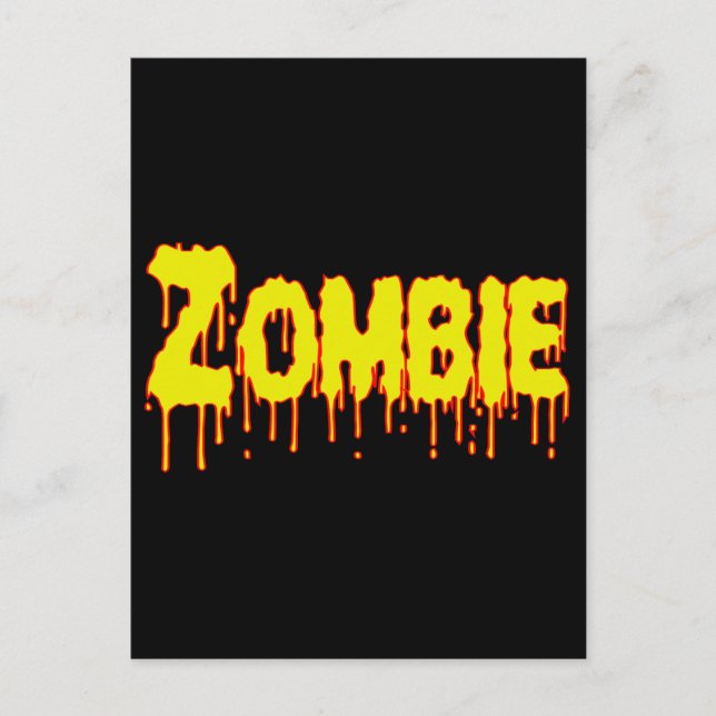 Zombie Drip Postcard (Front)