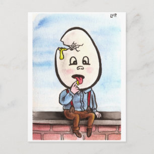 Zombie Dumpty Postcard