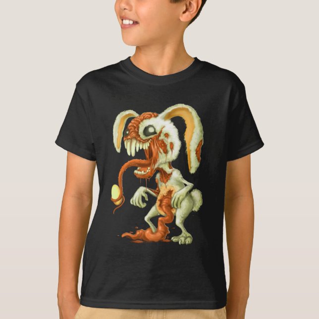Zombie Easter Bunny T-Shirt (Front)