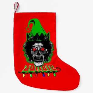 Zombie - Elf Small Christmas Stocking