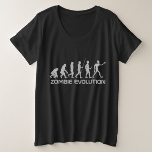 Zombie Evolution custom text shirts & jackets