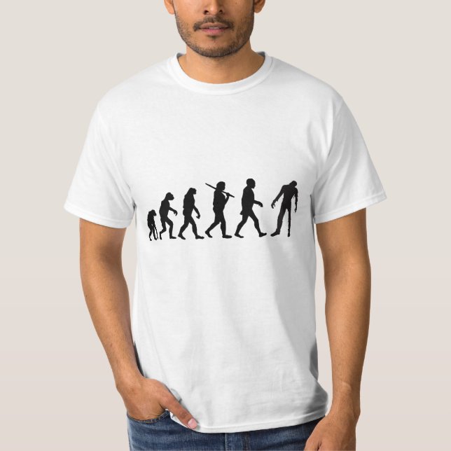 Zombie Evolution T-shirt Design (Front)