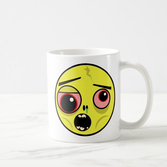 Zombie Face Coffee Mug (Right)