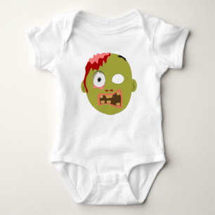 Zombie face Expressions Baby Bodysuit