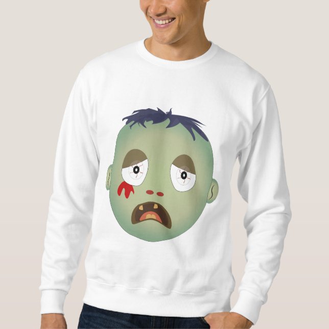 Zombie face Expressions Sweatshirt (Front)