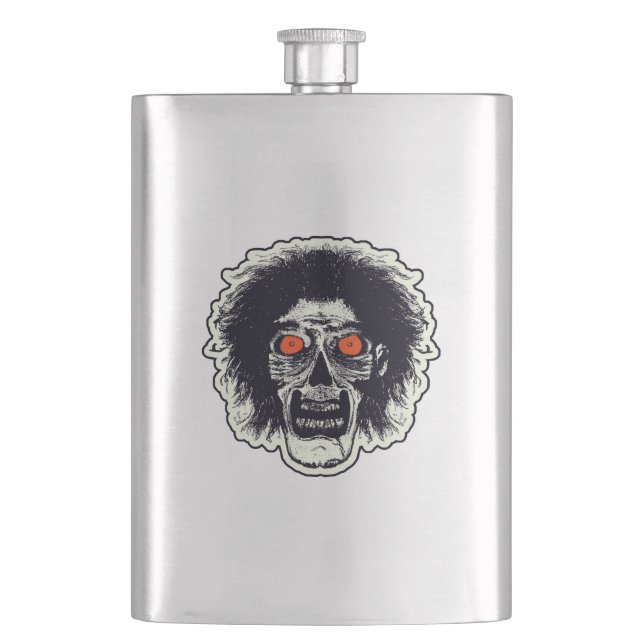 Zombie Face Hip Flask (Front)