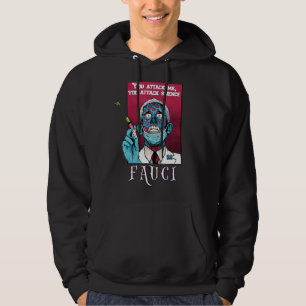 Zombie Fauci Science Anti Mask Arrest Fauci Dr Fau Hoodie