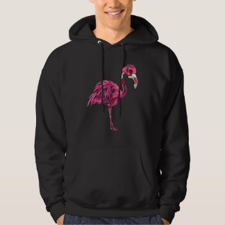 Zombie Flamingo Spooky Creepy Halloween Costume Wo Hoodie