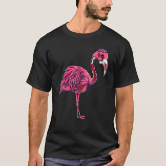 Zombie Flamingo Spooky Creepy Halloween Costume Wo T-Shirt