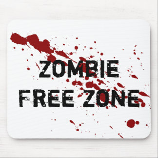 Zombie Free Zone Mouse Pad