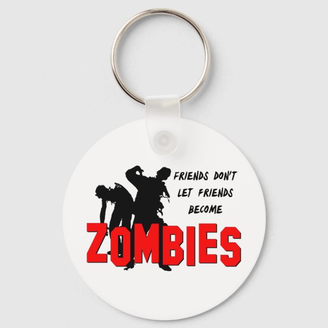 Zombie Friends Key Ring (Front)