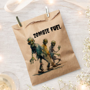 Zombie Fuel Spooky Halloween Candy Favour Bags