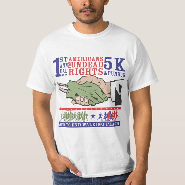 Zombie Fun Run Shirt. T-Shirt (Front)