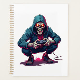 Zombie Gamer � Funny Halloween Gaming Shirt Planner