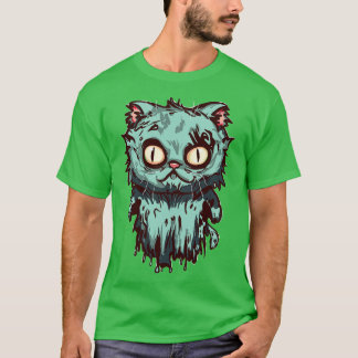 Zombie Ghost Cat no text T-Shirt